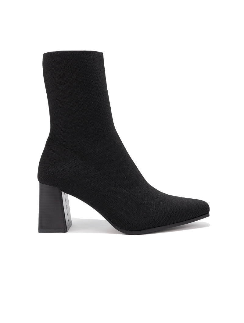 Bottines à talon carré